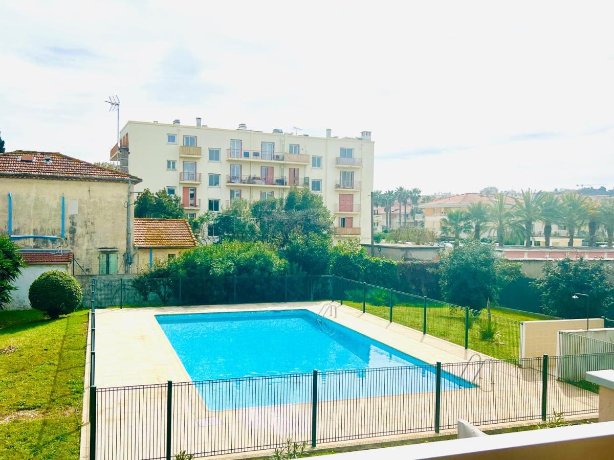 Les Palmiers - Appartement Avec Piscine Proche Plages - Wifi Et Clim Antibes Esterno foto