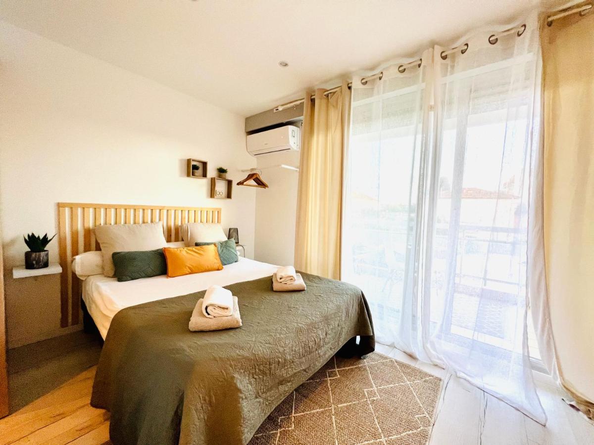 Les Palmiers - Appartement Avec Piscine Proche Plages - Wifi Et Clim Antibes Esterno foto