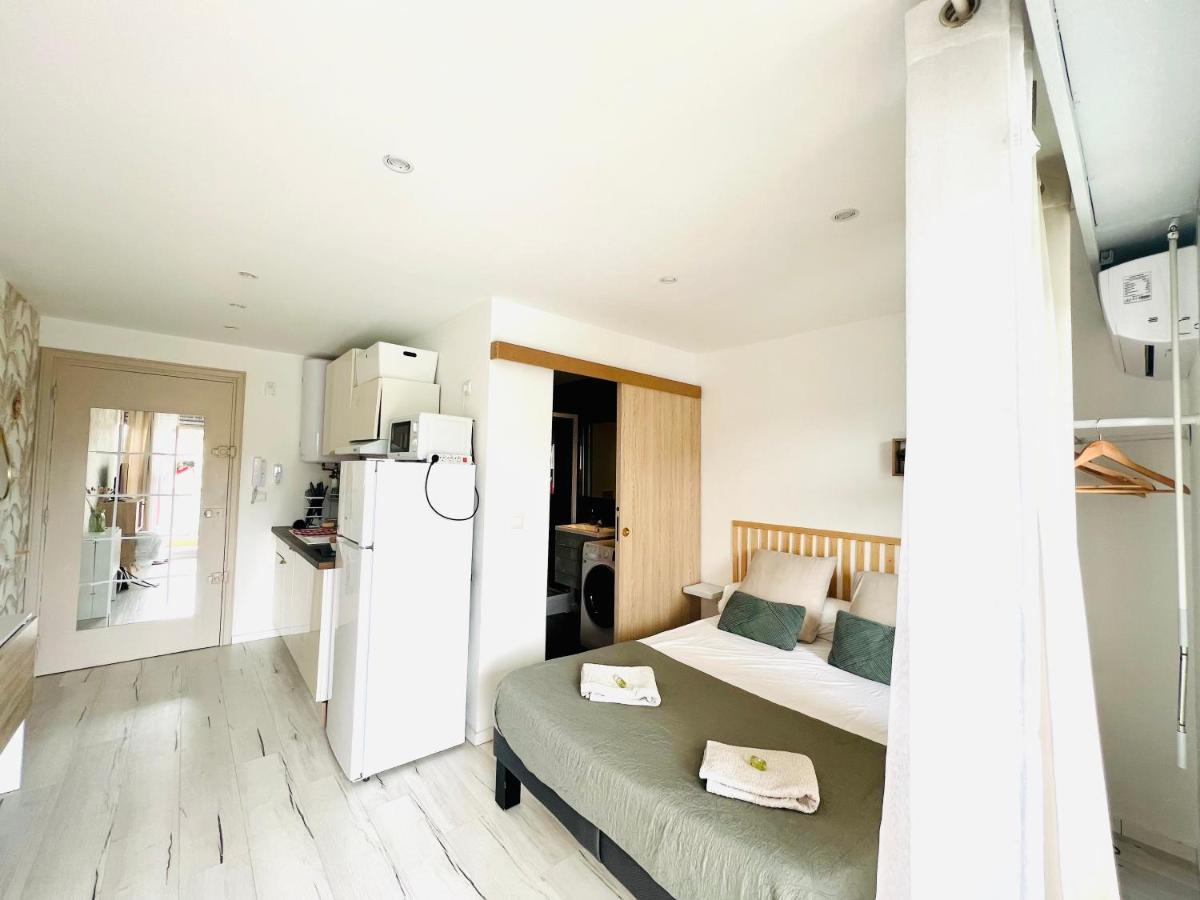 Les Palmiers - Appartement Avec Piscine Proche Plages - Wifi Et Clim Antibes Esterno foto