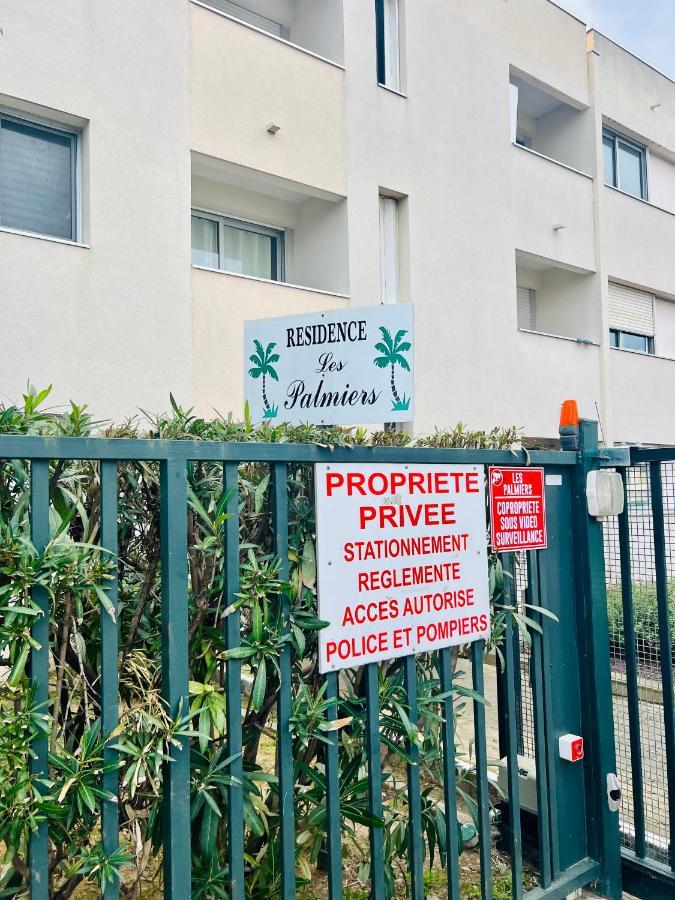 Les Palmiers - Appartement Avec Piscine Proche Plages - Wifi Et Clim Antibes Esterno foto